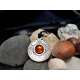 COLGANTE RELOJ SOLAR SATURNO AMBAR