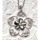 COLGANTE DE NACAR CON CADENA DE ACERO