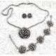 CONJUNTO BISUTERIA ROSA MISTICA