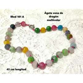 COLLAR DE PIEDRA MULTICOLOR