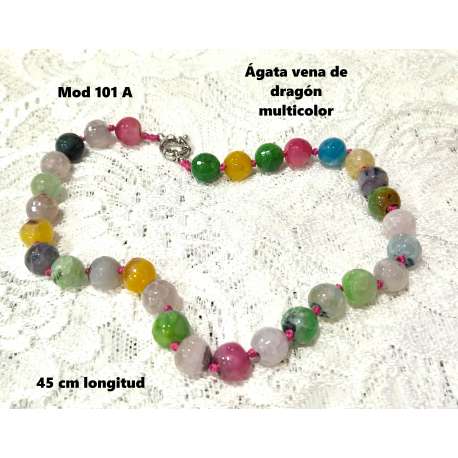 COLLAR DE PIEDRA MULTICOLOR