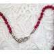 COLLAR DE RUBI SIN TRATAR DE LA INDIA