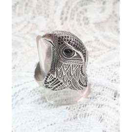ANILLO DE PLATA HALCON