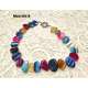 COLLAR DE AGATAS MULTICOLOR