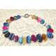 COLLAR DE AGATAS MULTICOLOR