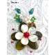 BROCHE DE ÁGATAS EN FORMA DE FLOR