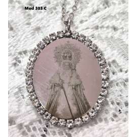 COLGANTE MEDALLA DE LA VIRGEN DE LA CONSOLACION DE POZUELO DE ALARCON