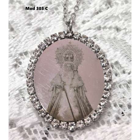COLGANTE MEDALLA DE LA VIRGEN DE LA CONSOLACION DE POZUELO DE ALARCON