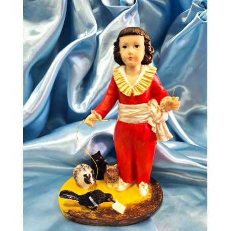 FIGURA EL NIÑO ROJO DE FRANCISCO DE GOYA