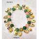 PULSERA DE PIEDRA NATURAL CON VIRGENES Y SANTOS ESPAÑOLES