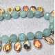 PULSERA DE PIEDRA NATURAL CON VIRGENES Y SANTOS ESPAÑOLES