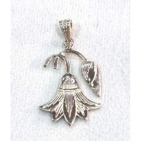 COLGANTE FLOR DE LOTO EGIPCIA DE PLATA