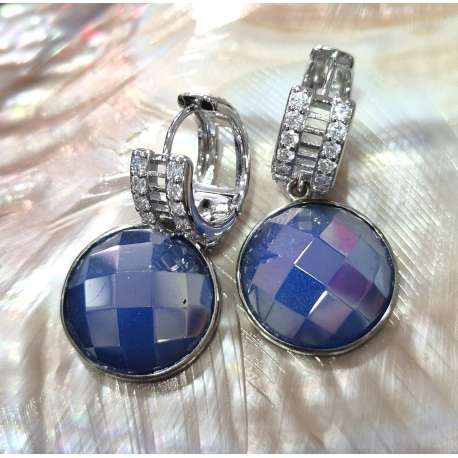 PENDIENTES DE LAPISLAZULI Y PLATA 925