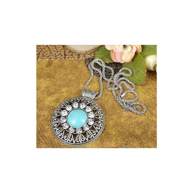 Boho 925 Plata De Ley Elegante Vintage Estilo Tibetano Tíbet