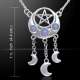 GARGANTILLA DE LUNAS CON PENTACULO-PETER STONE