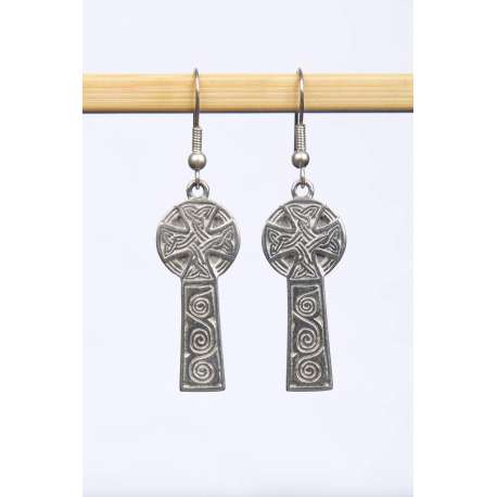 PENDIENTES CRUZ CELTICA-PETER STONE