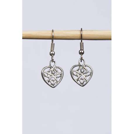 PENDIENTES NUDO CELTA DEL AMOR-PETER STONE