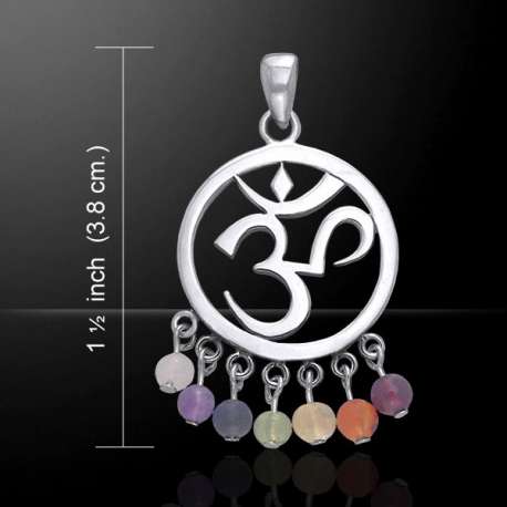 SÍMBOLO OM CON 7 CHAKRAS-PETER STONE